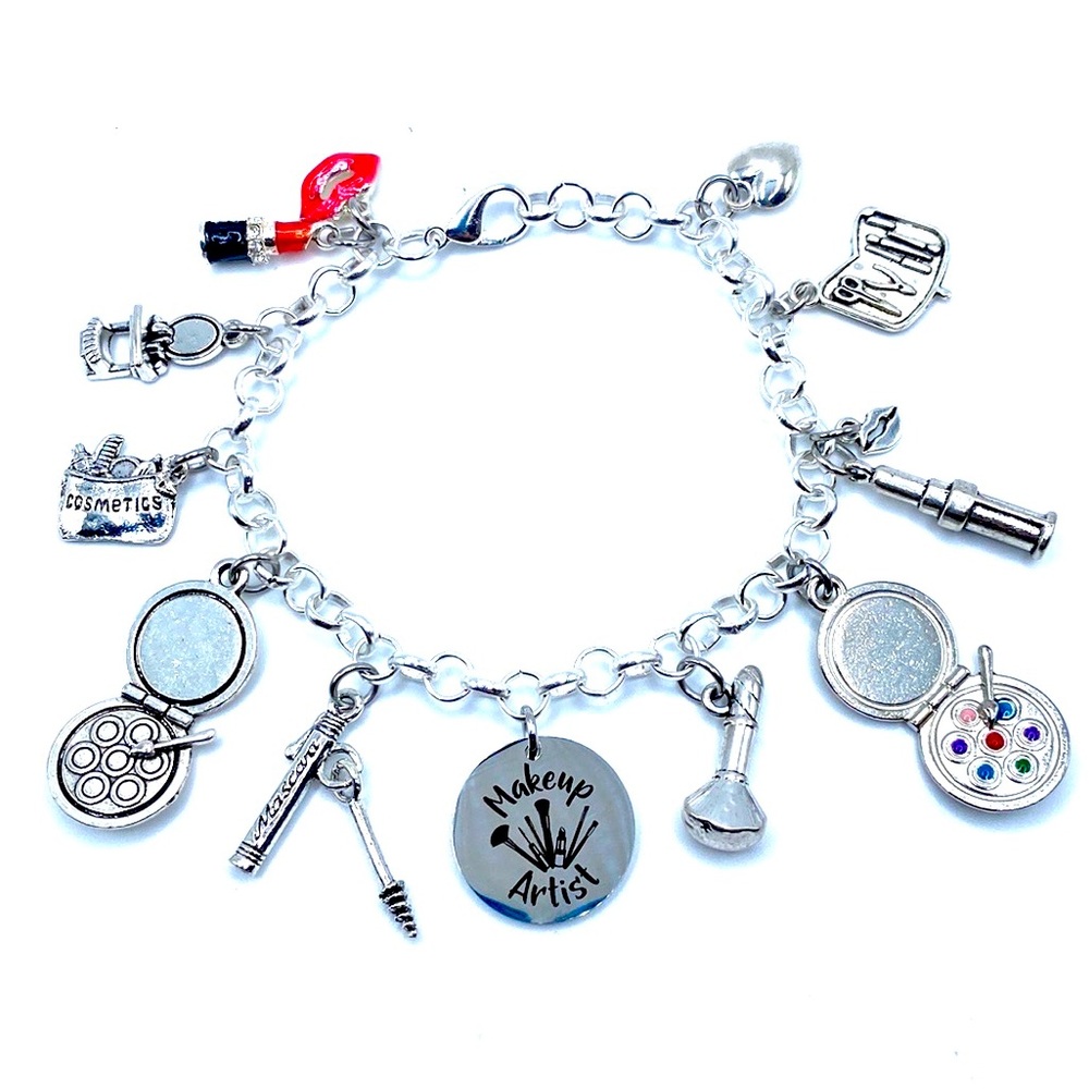 Makeup Artist Charm Bracelet